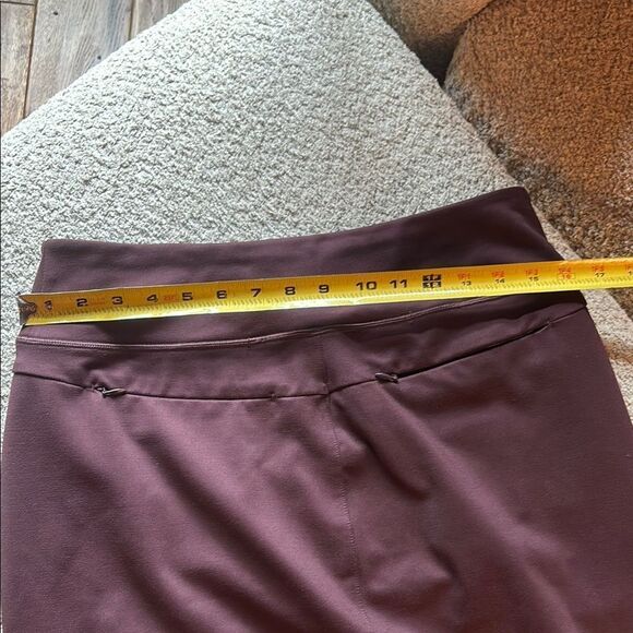 Duluth Trading Co Purple Mini Pencil Skirt with Slit for Work - Picture 11 of 12